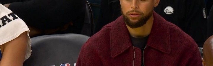 不想理你！华子飚中三分找库里互动 库里闭上眼睛摇摇头😂